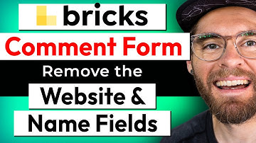 Remove Website & Name Fields from Comment Form in Bricks Builder