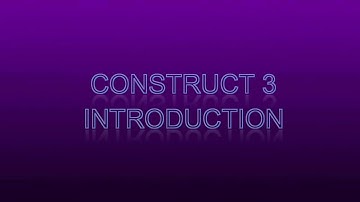 Getting Started Construct 3 #1