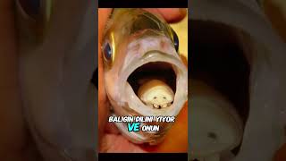 Bu Balığın Ağzinda Canlı Parazit Yaşıyor