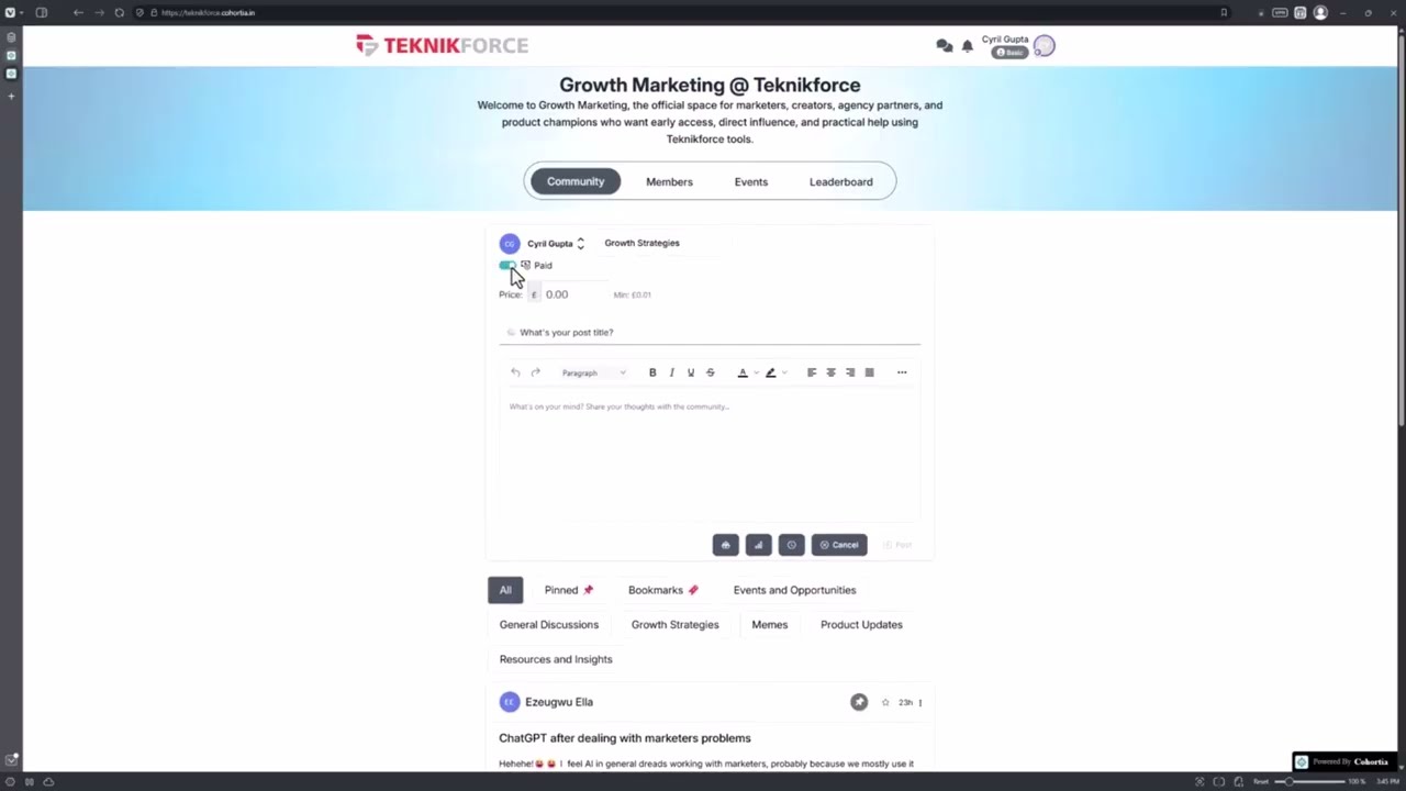 Cohortia Review And Demo - Cohortia System By Cyril Gupta