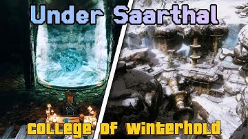 #skyrim College of Winterhold part 2 No Commentary