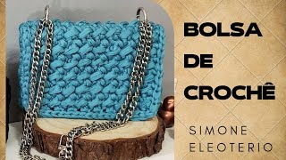 BOLSA DE CROCHÊ Ateliê Simone Eleoterio