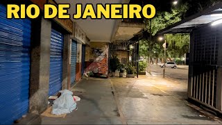 Midnight in the Streets of Rio de Janeiro