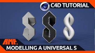 How to Model a Universal S in Cinema 4D and texture it with Substance Painter