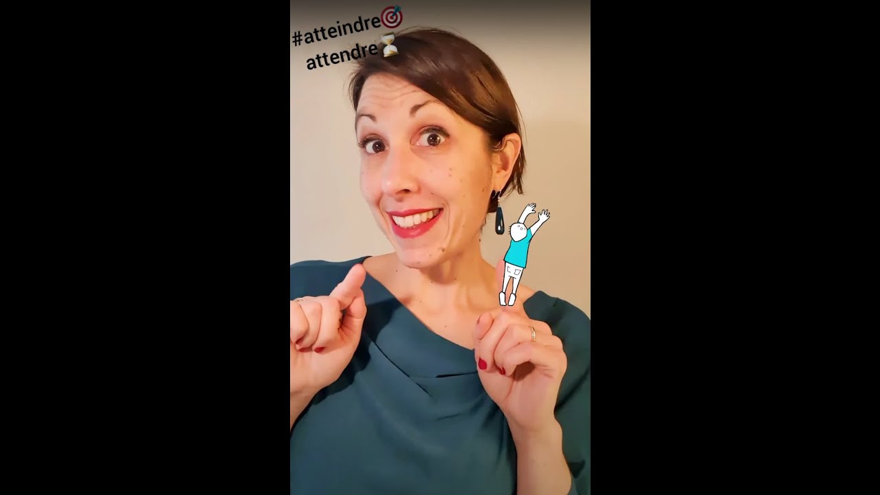 #41 🗣️🇫🇷atteindre 🎯/ attendre ⏳⌛