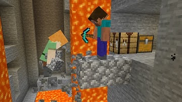 ALEX VS STEVE IN MINECRAFT BY BORIS CRAFT PART 5