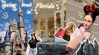 spend spring break in florida w/ me! | Disney & Universal (+ what i read) 🐭✨🏰👸🏼🩷