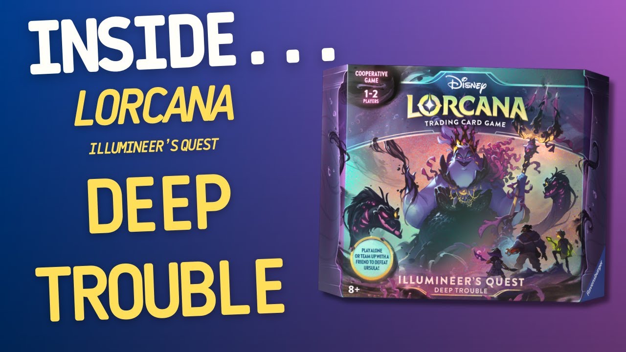 Disney Lorcana Illumineer's Quest Deep Trouble | Inside with João