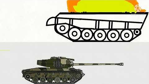 M26 Super Pershing VS Tiger II Original and Remastered Comparison