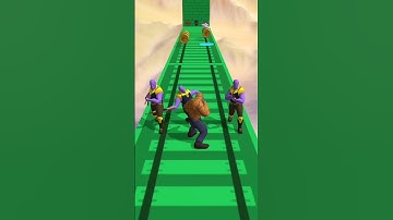 Superhero Run - epic transform race Gameplay walkthrough | All levels | android, iOS mobile #SHORTS