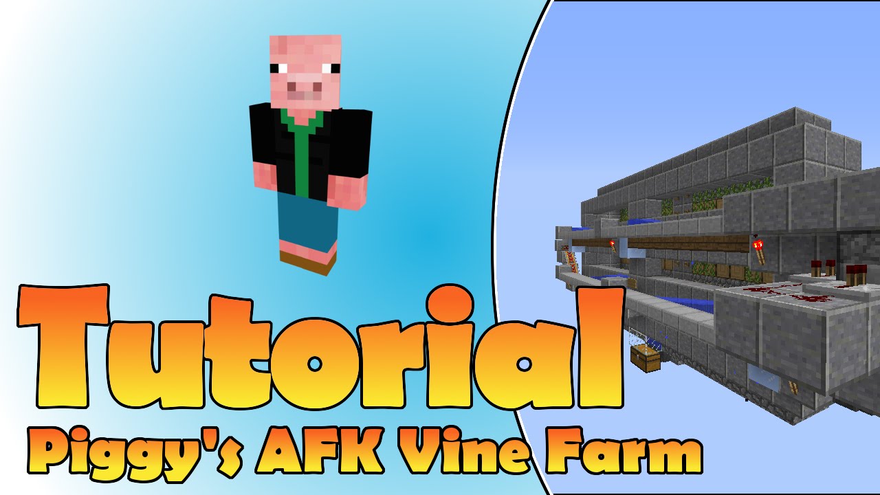 Minecraft Awesome AFK Vine Farm For Minecraft 1.8 to 1.12! PC