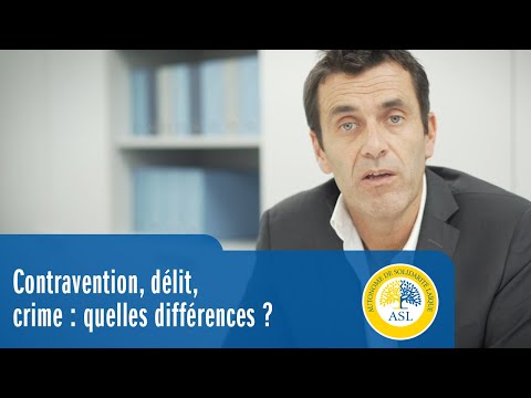 Vidéo: Différence Entre Délit Et Contrat