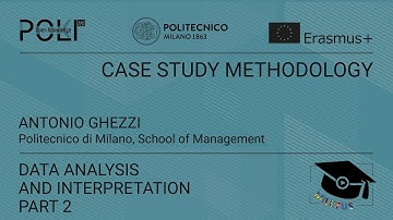 Data analysis and interpretation - part 2 (Antonio Ghezzi)