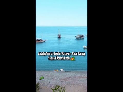 Antalya'da Gezilecek Yerler Alacasu Cennet Koyu - Antalya Ücretsiz Kamp Alanı