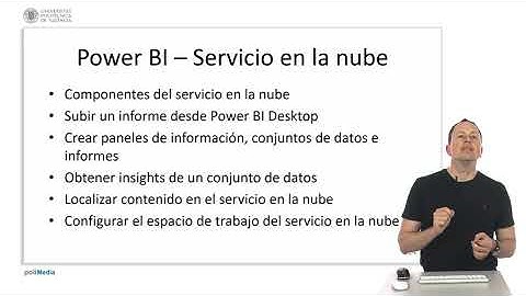 MOOC Power BI. Índice módulo servicio en la nube | 114/136 | UPV