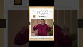 The Desires of the People Must Not Determine the Churchs Message
What should a preacher do when people refuse to hear sound doctrine? Paul doesnt give Timothy a Plan B—he says, “Preach the word.” Bob DeWaay explains why the church must not shape its message around what people want to hear. When human desires determine the message, truth is replaced by myths.
View the full message here:
https://youtu.be/zJsHqUI4F90 The Desires of the People Must Not Determine the Churchs Message