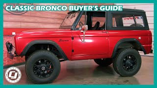 What to Know Before You Buy | Classic Bronco