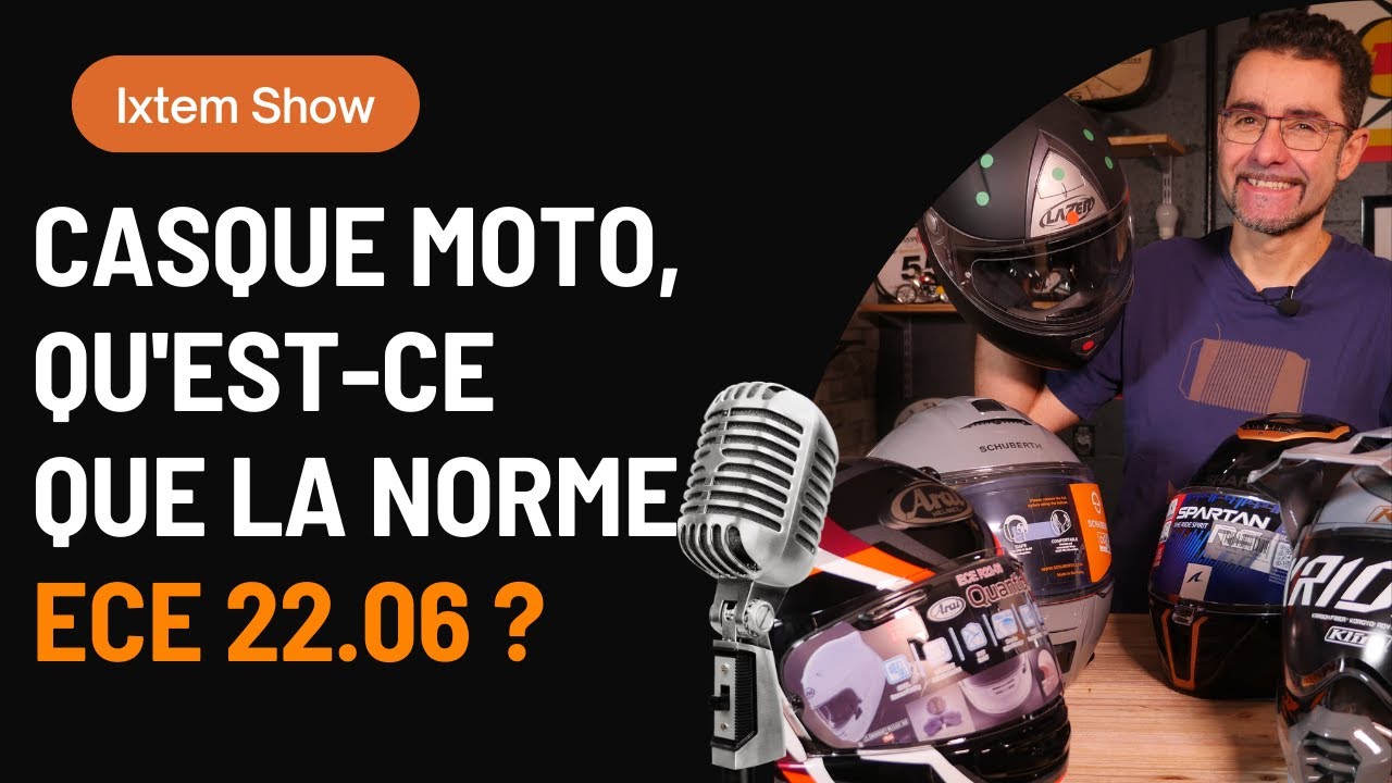 Qu'est-ce que l'homologation ECE 22-05 pour le casque de moto ?