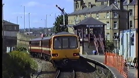 British Rail 1994-Guiseley & Shipley with Semaphore Signalling & Class 144 Pacer DMU