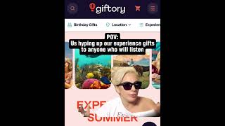 Celebrity Experience Gifts: Unique Gift Experiences & Ideas | Giftory Profile