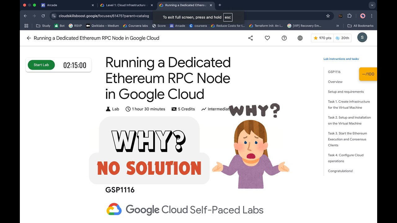 Running a Dedicated Ethereum RPC Node in Google Cloud | #qwiklabs | # ...
