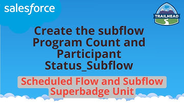 Create the subflow Program Count and Participant Status_Subflow | Salesforce