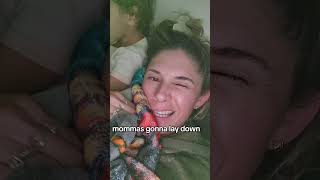 Tired Mom Life Sneaking In A Nap Before Chaos Resumes