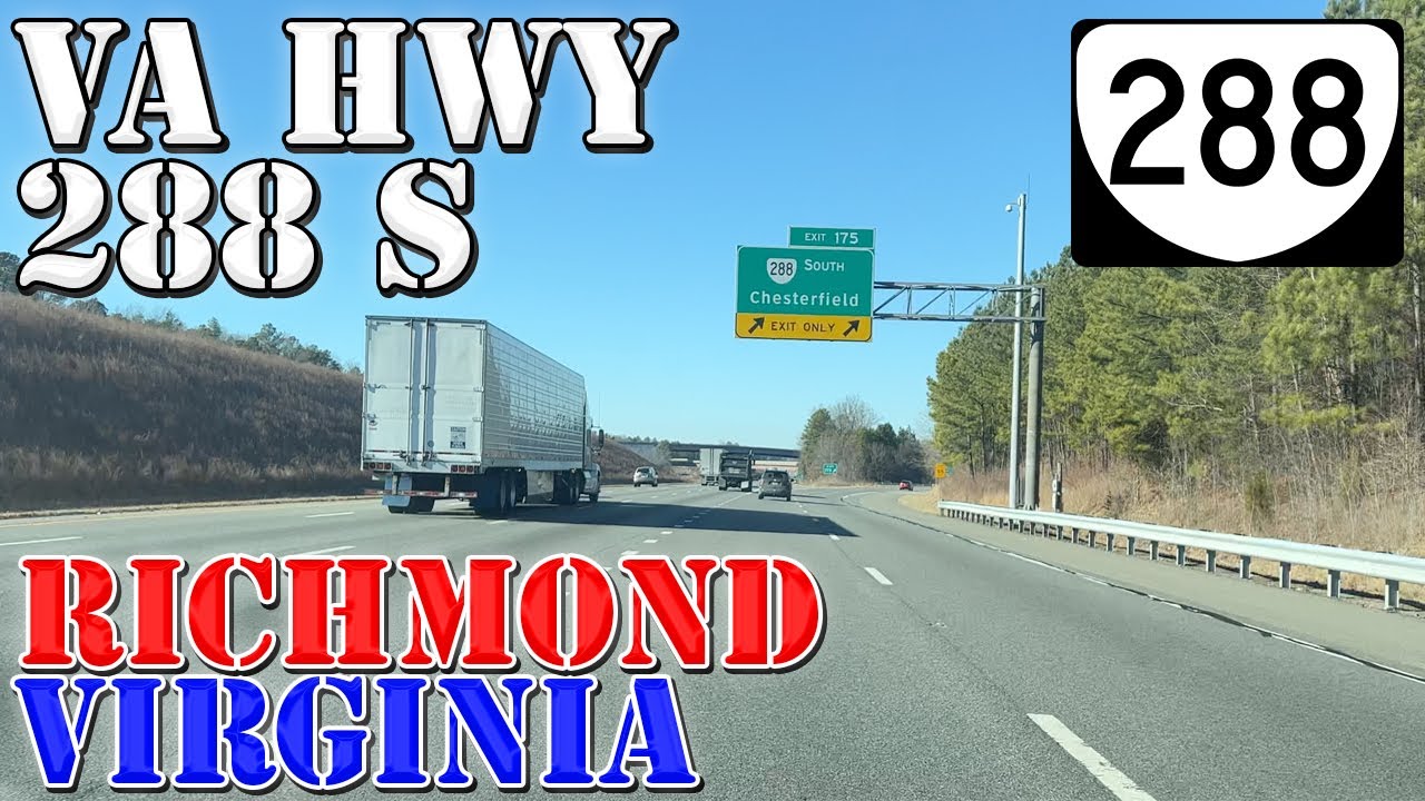 VA 288 South Richmond Virginia 4K Highway Drive YouTube VA 288 South Richmond Virginia 4K Highway Drive YouTube