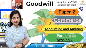 Valuation Of GOODWILL || Average Profit Method || Partnership||Ugc Net Paper 2 Accounting & auditing