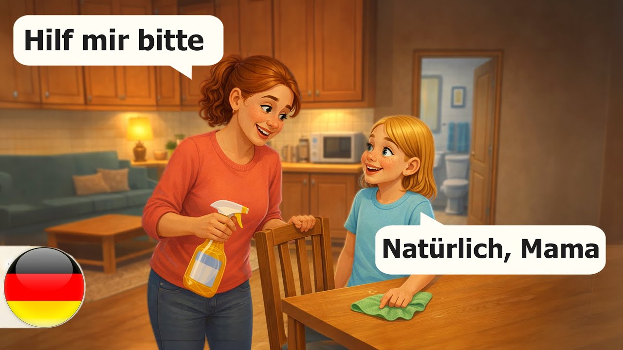 30 минут простых немецких диалогов для начинающих | Моя семья (уровень A1-A2)