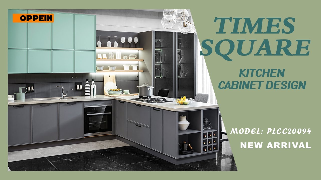 Kitchen Cabinet Design Times Square Model Plcc20094 Oppein 2020 New Arrival Youtube