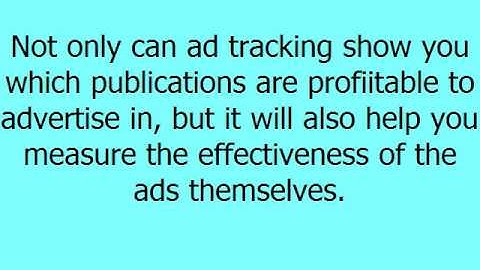 Ad Tracking