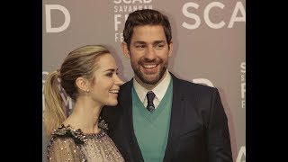 John Krasinksi and Emily Blunt talk directing styles and iconic characters John Krasinksi and Emily Blunt talk directing styles and iconic characters