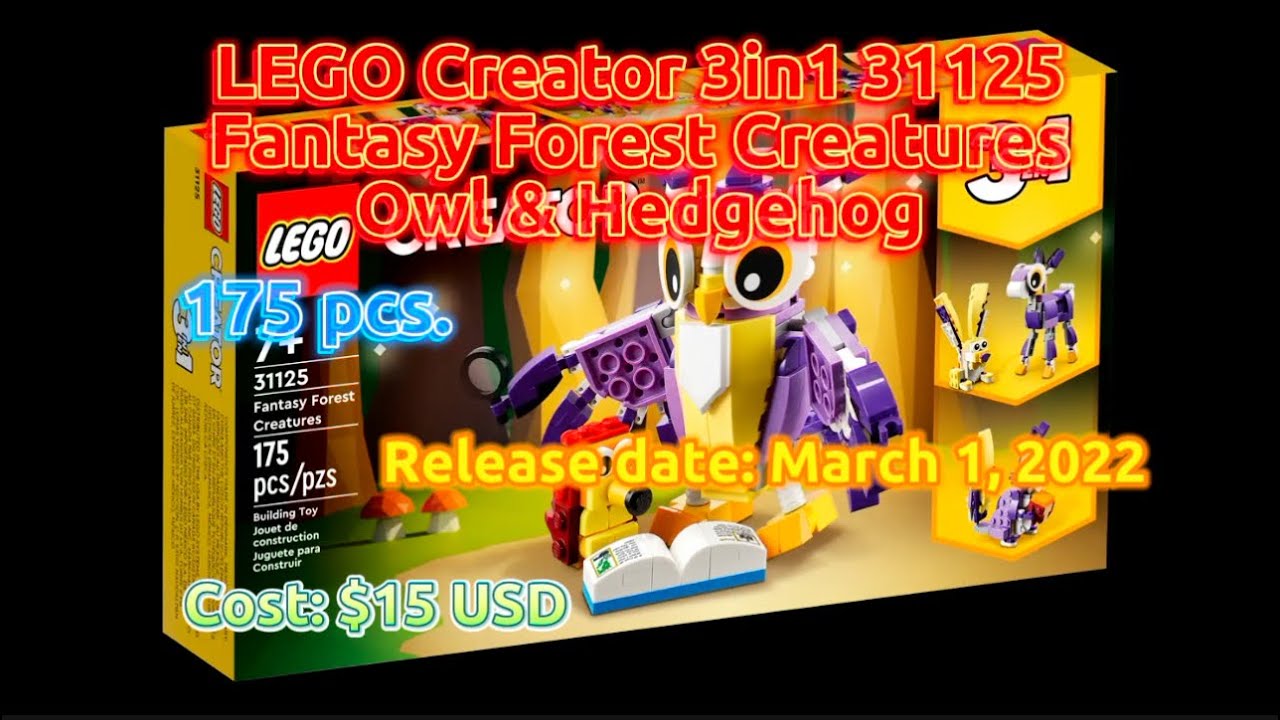 LEGO Speed Build - 31125: LEGO Creator 3in1 - Fantasy Forest