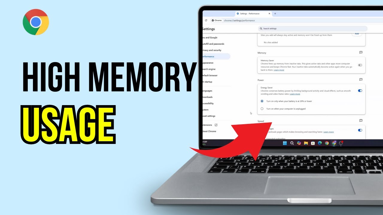 How To Fix Google Chrome High Memory Usage - YouTube