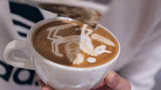 How to make Pegasus Latte Art | coffee