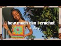 how much can i crochet in a day