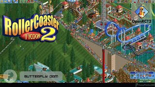 Rollercoaster Tycoon 2 - Butterfly Dam Playthrough