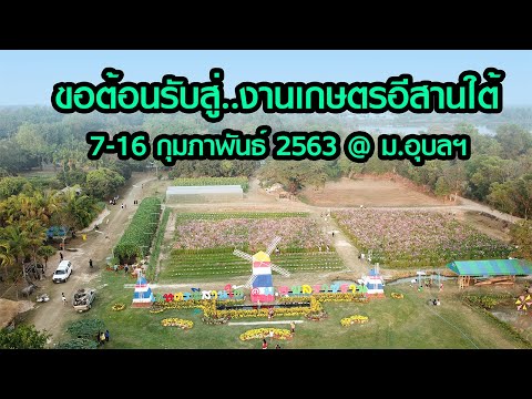 ขอต้อนรับสู่..งานเกษตรอีสานใต้ @ ม.อุบลราชธานี 7-16 กุมภาพันธ์ 2563