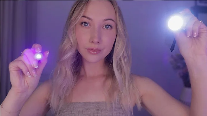 ASMR Look Up, Look Down EYE Exam | Peripheral Vision Tests (+ bright light triggers) 🌀