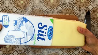 Evde Kaşar Peyni̇ri̇ 1 Li̇tre Sütten 1,5 Ki̇lo Kaşar Peyni̇ri̇ Şarpeyniri