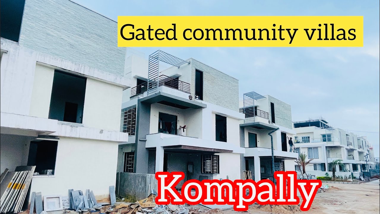 || Gated community Villas Phase-2 for sale at Kompally Hyderabad ...