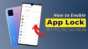 How to Enable App Lock in Vivo V20 and V20 Se | Vivo V20 App Lock | Vivo App Lock Feature