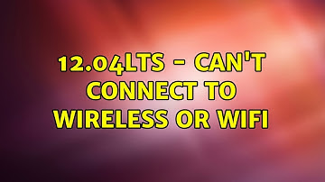 Ubuntu: 12.04LTS - Can