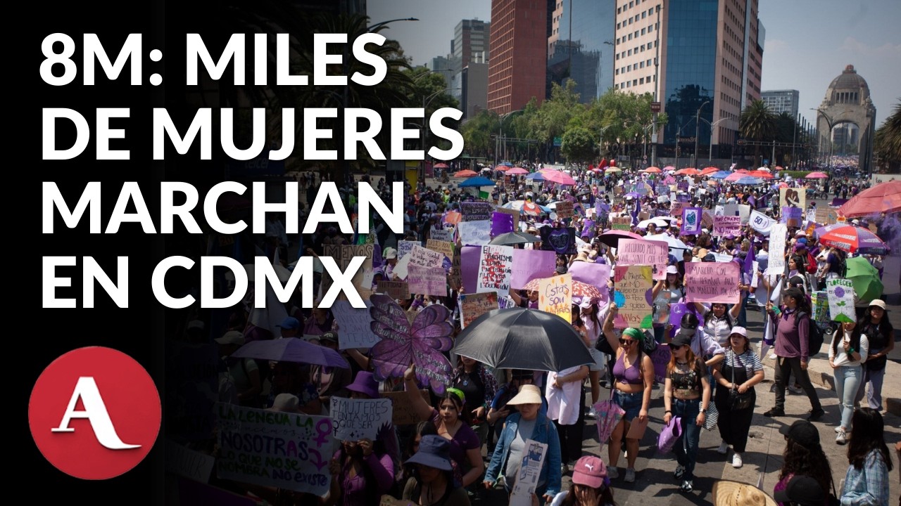 Miles de mujeres marchan en CDMX en el segundo 8M con Sheinbaum como ...