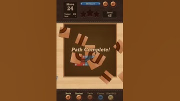 Roll the Ball slide puzzle Moving H Pack Level 45 Solution