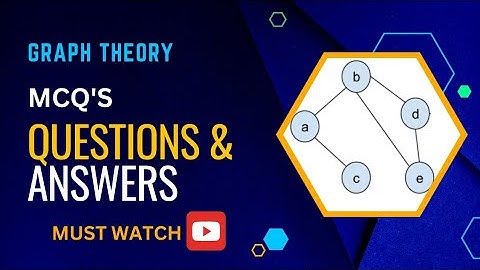 MCQ on Graph Theory