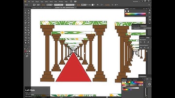 how to create gallery/corridor adobe illustrator