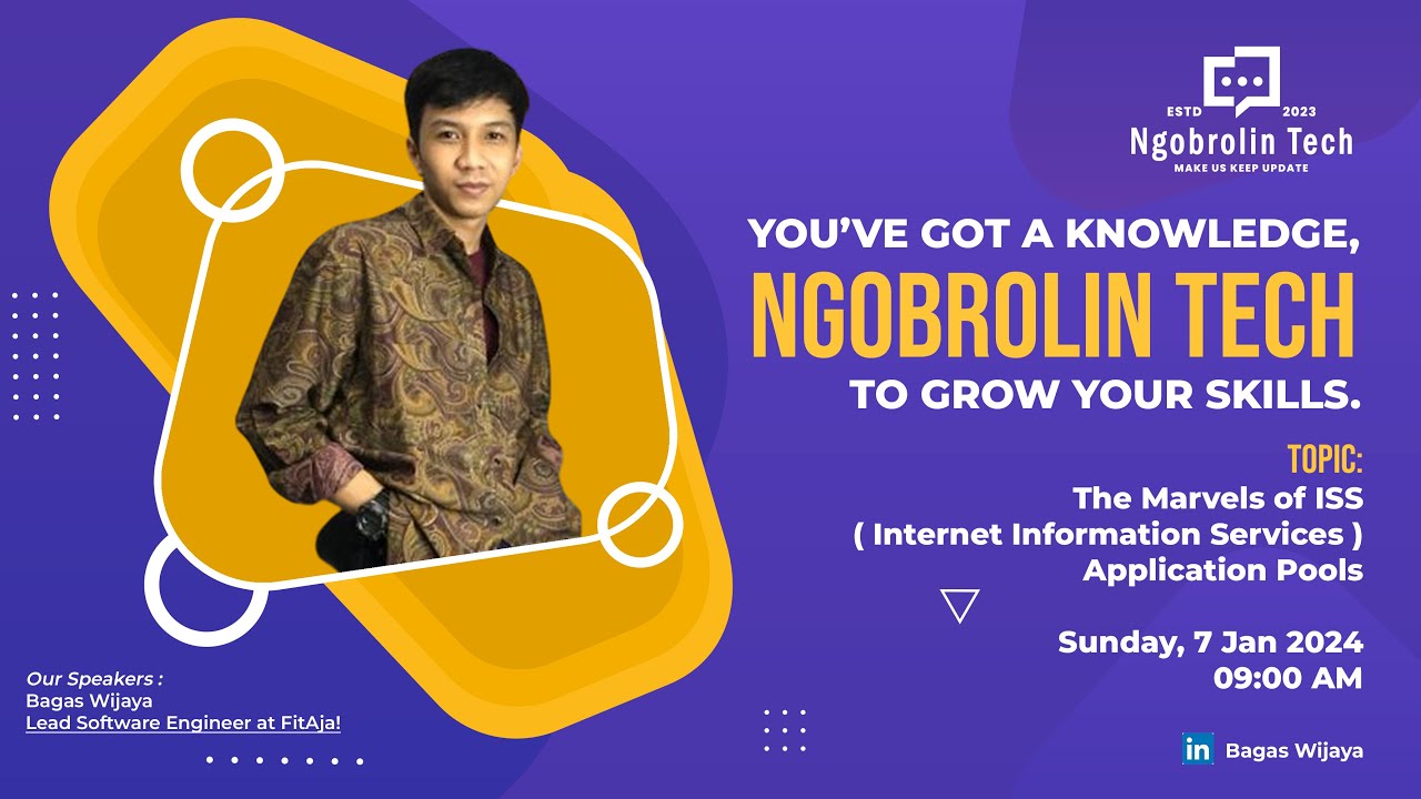 Sharing Session: The Marvels of IIS (Internet Information Services) Application Pools