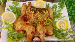 Chicken Grilled - Delicious and easy seasoning || تتبيله لذيذه وسهله لعمل دجاجه مشويه في الفرن